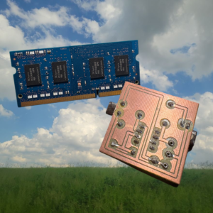 Circuit Board Hairclip